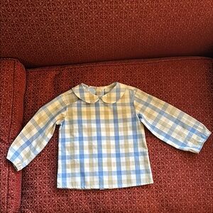 Bella Bliss Buckner Check Thomas shirt long sleeve 24 month baby/toddler NWT